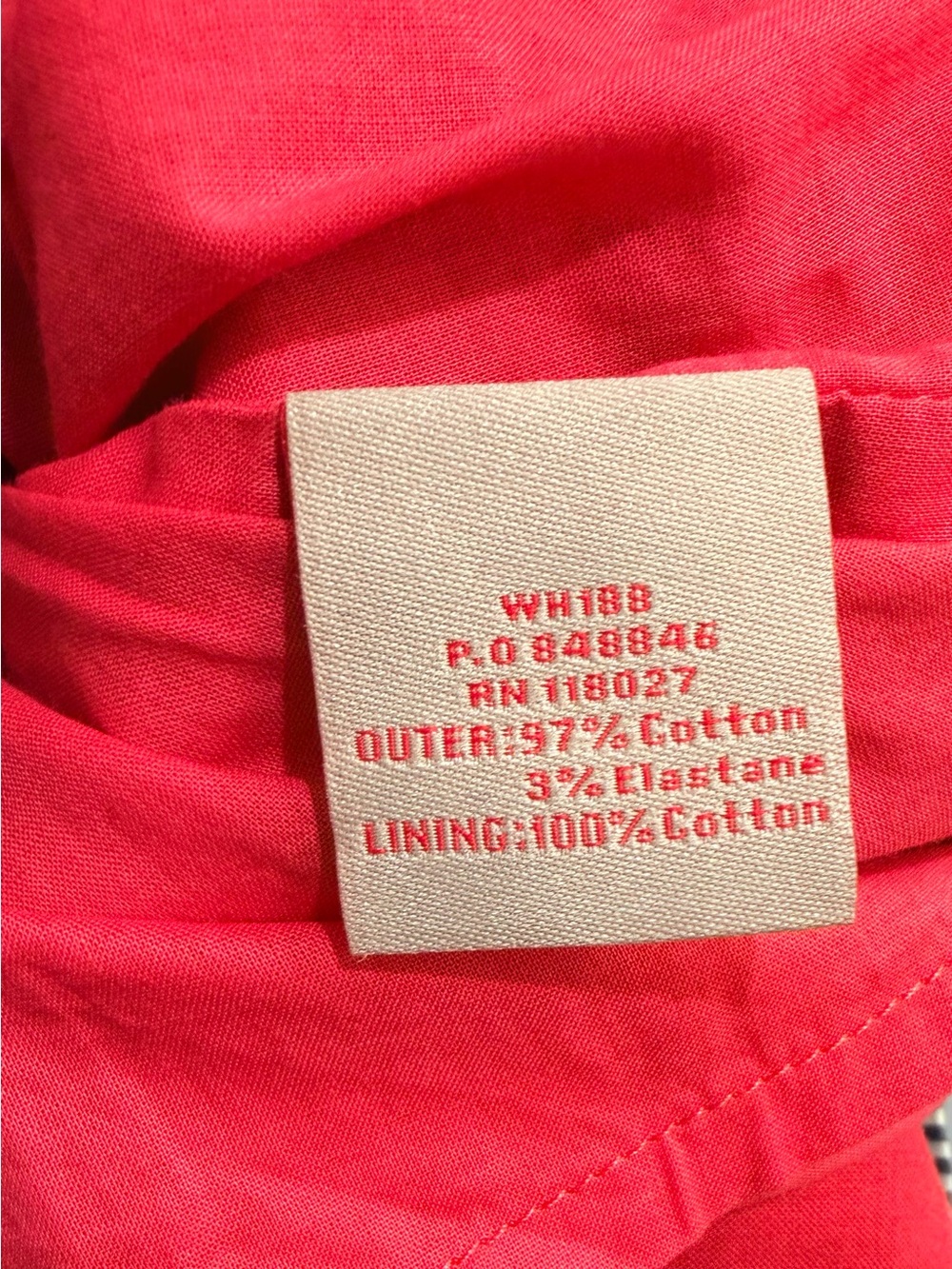 Boden Coral Pink Cotton Shift Dress with Cutout Neckline Striped Floral Trim 2 - Picture 8 of 16